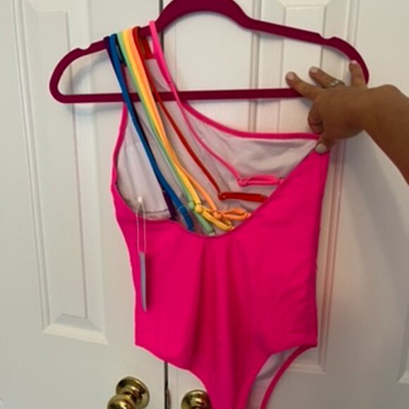 Neon one piece bathing suit - Picture 3 of 3